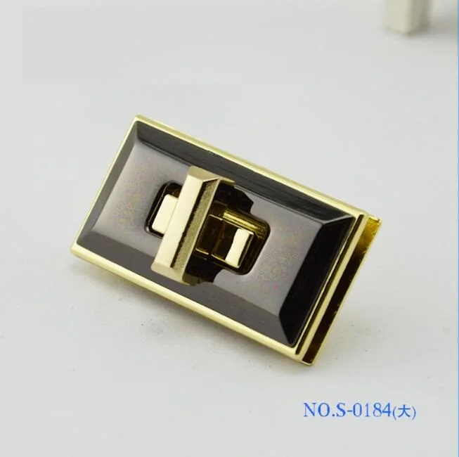 (10 pcs/lot) luggage handbag hardware accessories high-grade leather bag custom two-color twist lock