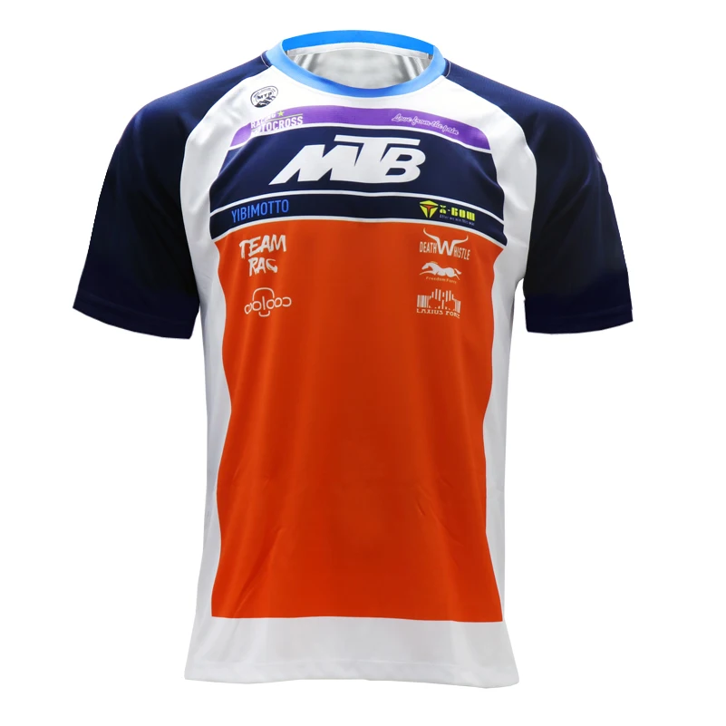 

Летняя футболка с коротким рукавом для езды на горном велосипеде, мотокросса, BMX DH, MTB, для езды на велосипеде, одежда, спортивная одежда
