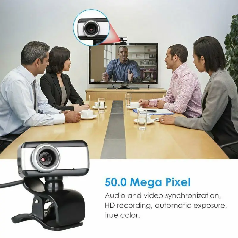 Подключайте и играйте на 360 градусов с вращающейся базой USB 480P HD веб камера