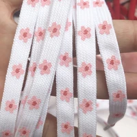the new 2021 cherry blossom shoelaces woman look high and low for canvas shoes personality decoration shoes sneakers long 120 cm