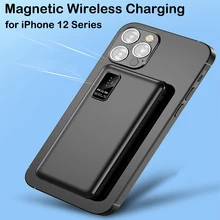 20000mAh Magnetic Qi Wireless Charger Power Bank for iPhone 12 Series Fast Charger Powerbank for Samsung Huawei Xiaomi Poverbank