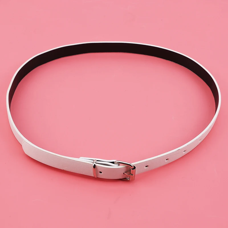 

Spring New Teens Belt Casual Retro Pu Microfiber Leather Belt Washed Waistband for Boys Girls Leather Belt Factory Direct Solid