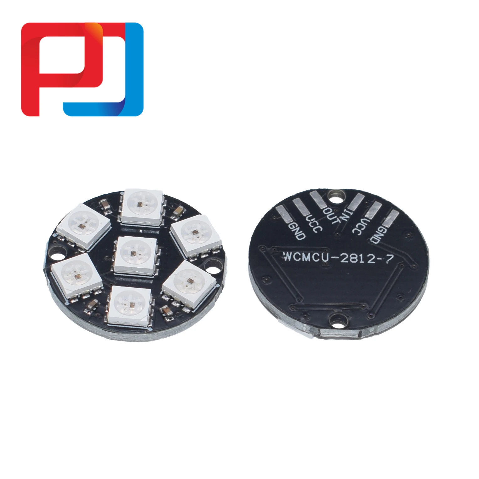 1 шт. X кольцесветодиодный светодиодная RGB лампа 7 бит LED s WS2812 5050 кольцевая со