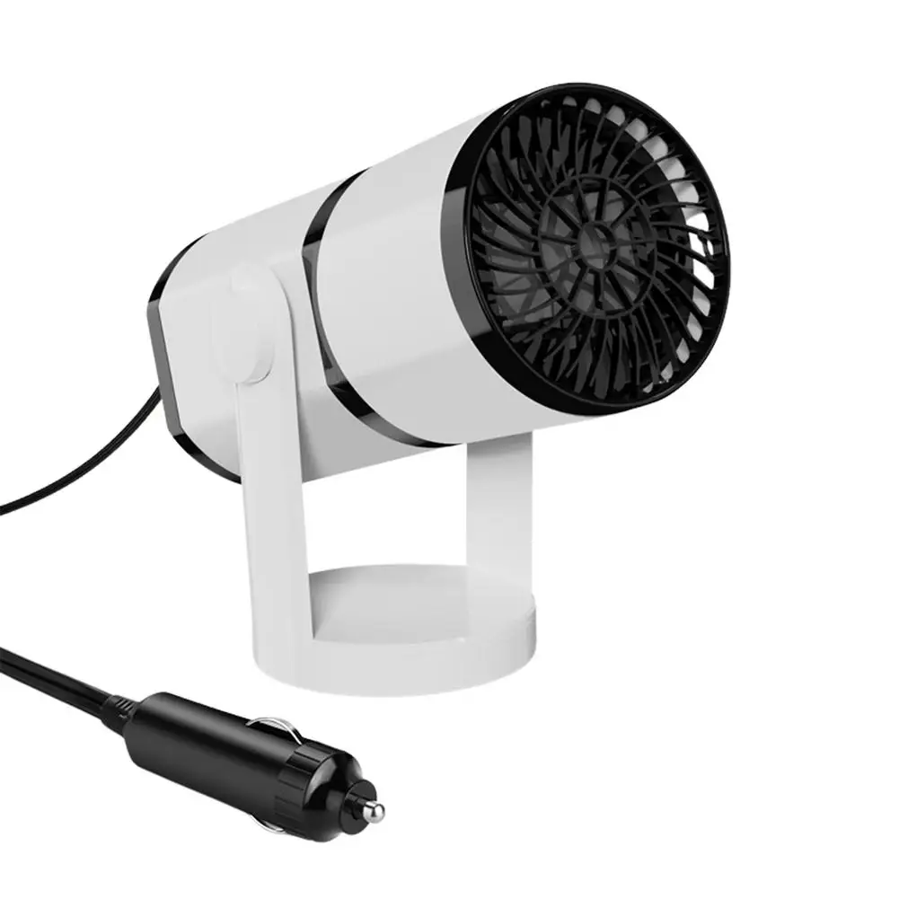 

Car Defroster 2 In 1 Portable Car Heater 12V/24V Plug And Play Heating And Cooling Fan 150W/200W 360Rotation Base For Car Truck