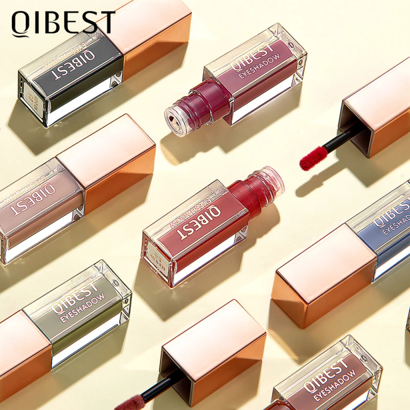 

8Colors Natural Smooth Liquid Matte Eyeshadow Easy to Color Bright Highligh Stylish Eyes Makeup Waterproof Long-lasting Comestic