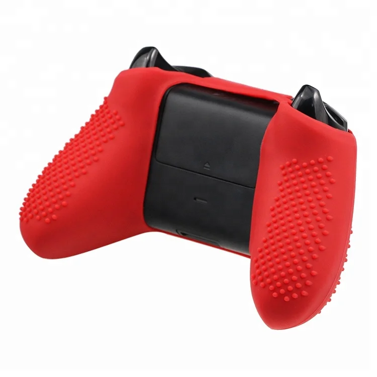 

Red Protector Silicone Rubber Case Cover Skin Gel Grip For Xbox One S X Controller