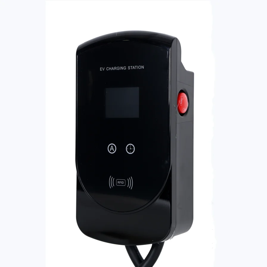 

J1772 type 1 32a 7kw smart evse fast chargers ev charger wallbox with RFID wall-mounted charging stations for car
