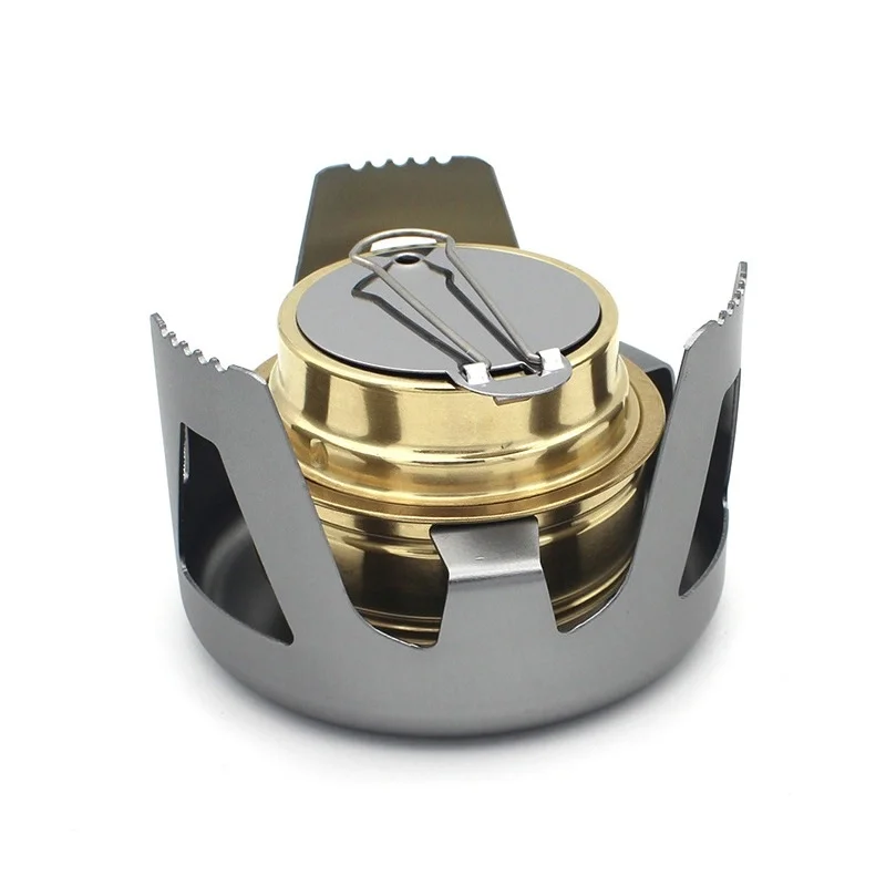 Ультралегкая спиртовая горелка твердые спиртовые горелки для кемпинга пешего