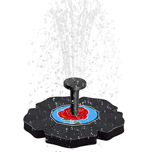 

Solar water fountain floating fountain solar garden fountain garden floating bird bath beautification outdoor fountain