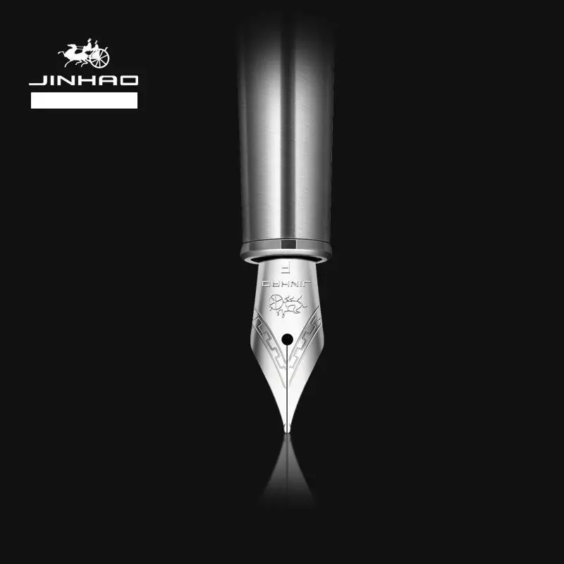 Высококачественная перьевая ручка JinHao 96 из нержавеющей стали элегантная Подпись