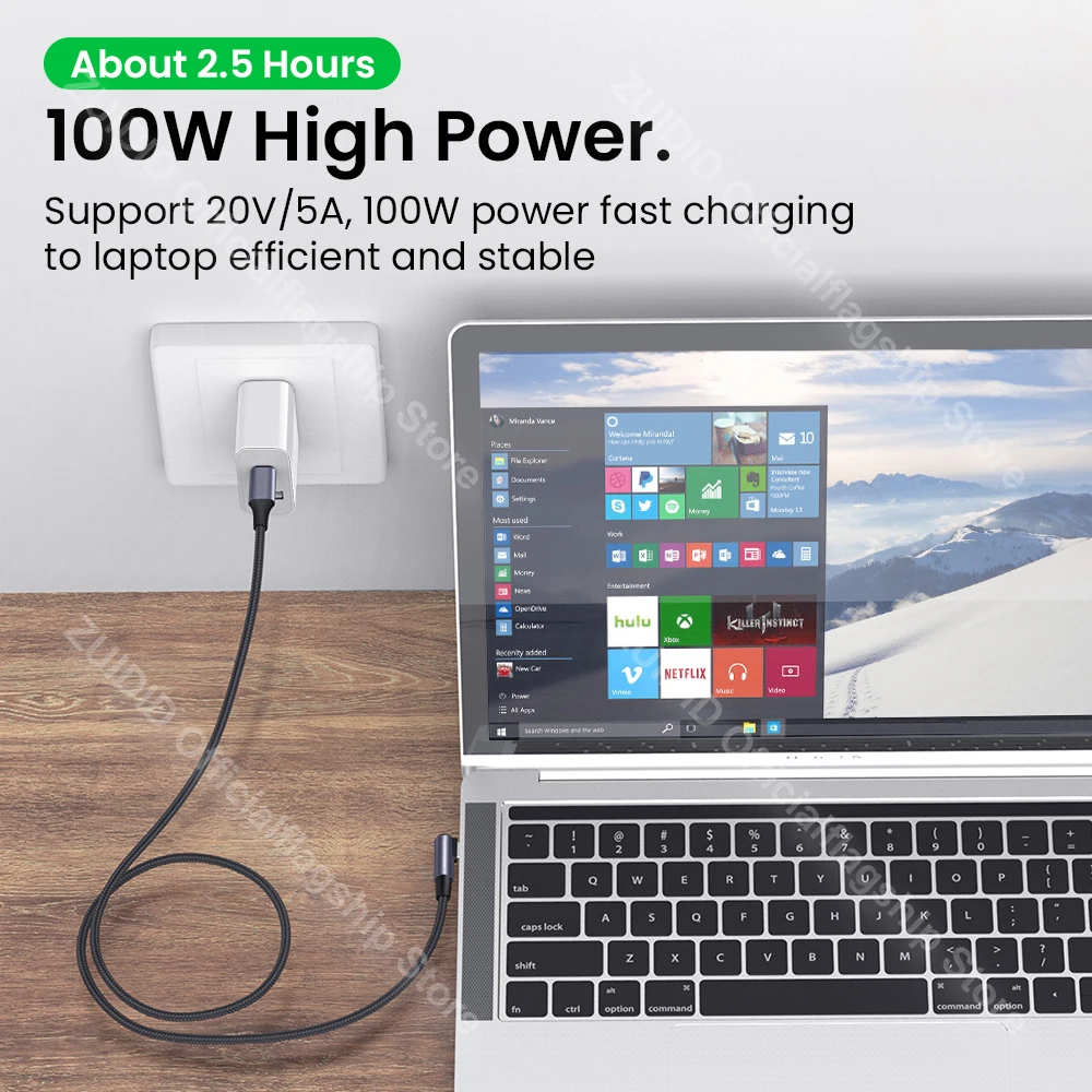Кабель для быстрой зарядки 4 0 USB C к Type c PD 100 Вт 5A QC3.0 кабель и передачи данных Тип