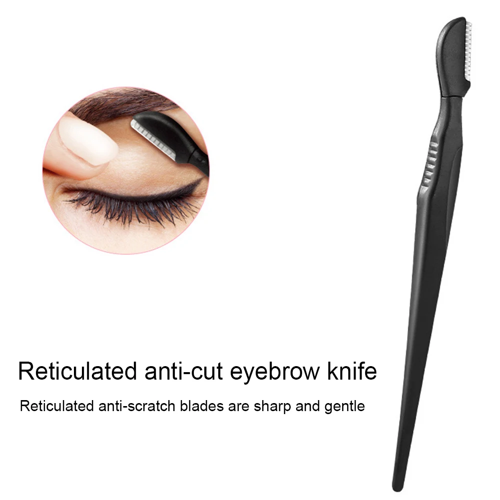 

5Pcs Stainless Steel Eyebrow Tweezer Scissors Razor Trimmer Shaver Grooming Kit Hair Remove Manicure Makeup Tools