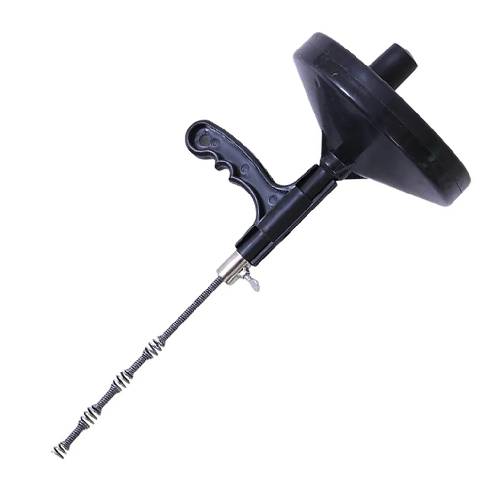 

Black Kitchen Toilet Sewer Blockage Hand Tool Pipe Kitchen Cleaning Toilet Pipe 5m Drains Dredge Cleaner Sink Cleaning Tool