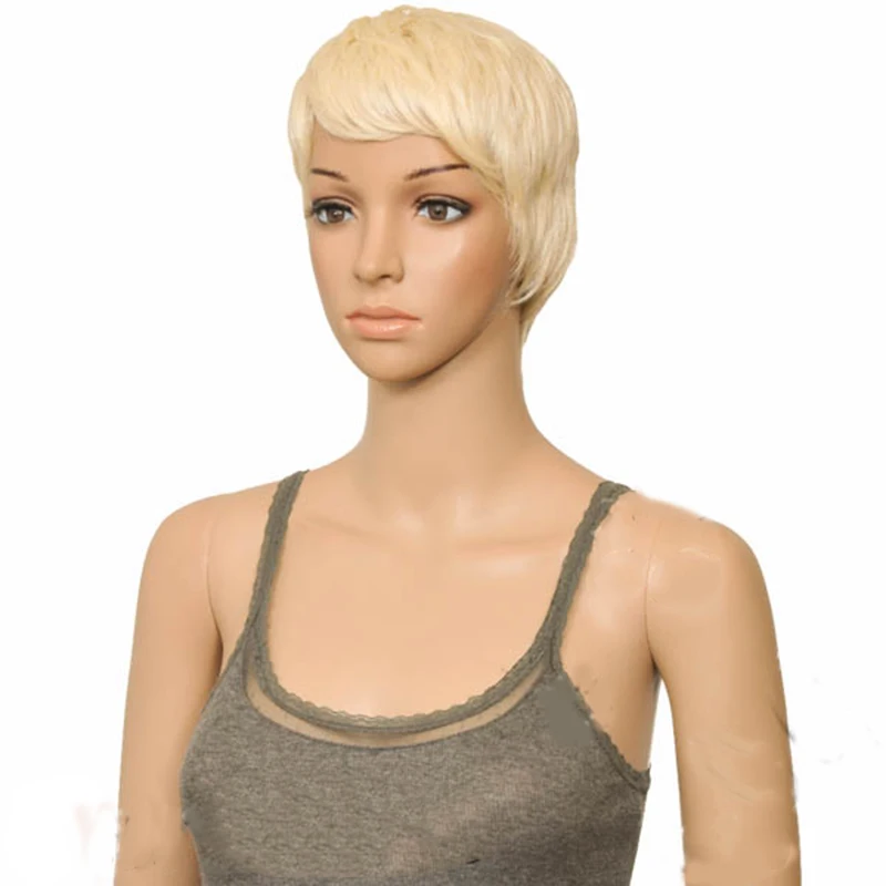 HAIRJOY Женские синтетические волосы короткие прямые в стиле Эффи теплое