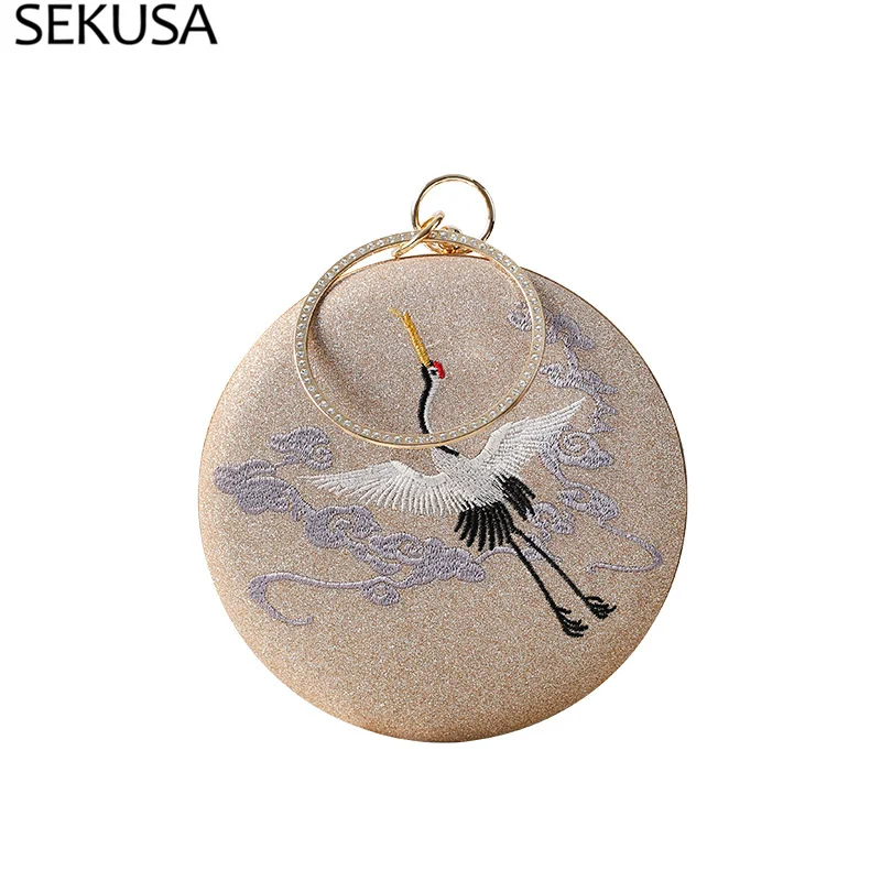 

Women's Wedding Clutch Evening Bag Small Female Handbag Luxury Wedding Bridal Purse Chain Party Shoulder Bag