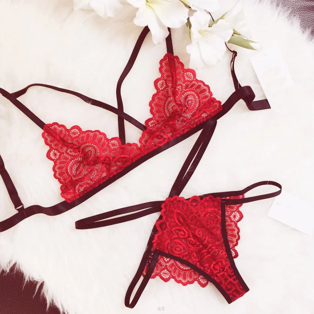 Женское нижнее белье комплект сексуального нижнего белья размера плюс