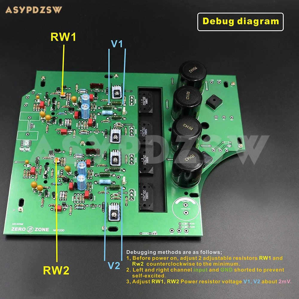 

Stereo NAP200 Power amplifier Base on UK NAIM Black Box PCB/DIY Kit/Finished board