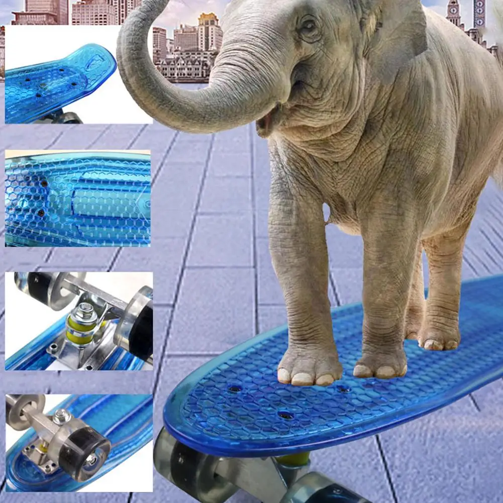 22 дюймовый мини Крейсер Скейтборд Доска для детей Пенни борд девочек доска с