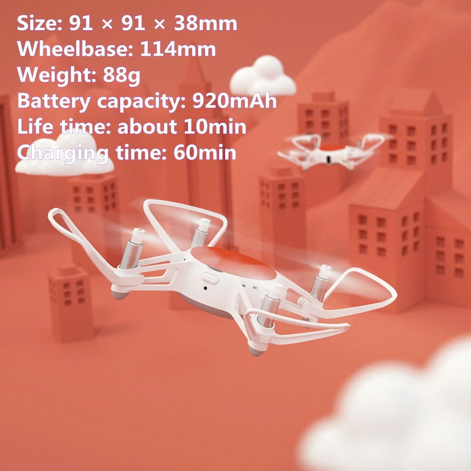 Оригинальный Радиоуправляемый Дрон Xiaomi MITU WIFI FPV 360 Tumbling с камерой 720P HD