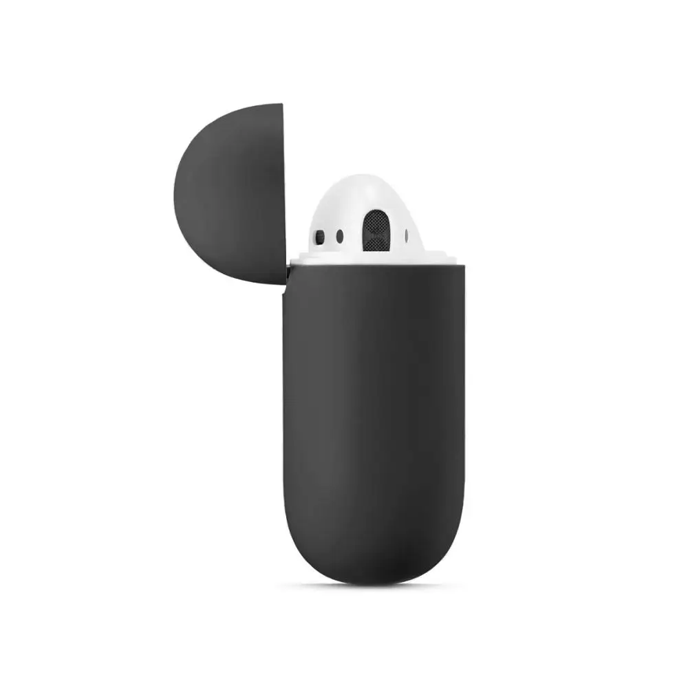 Мягкий силиконовый чехол для наушников Apple Airpods 1 2 защитный беспроводных Bluetooth