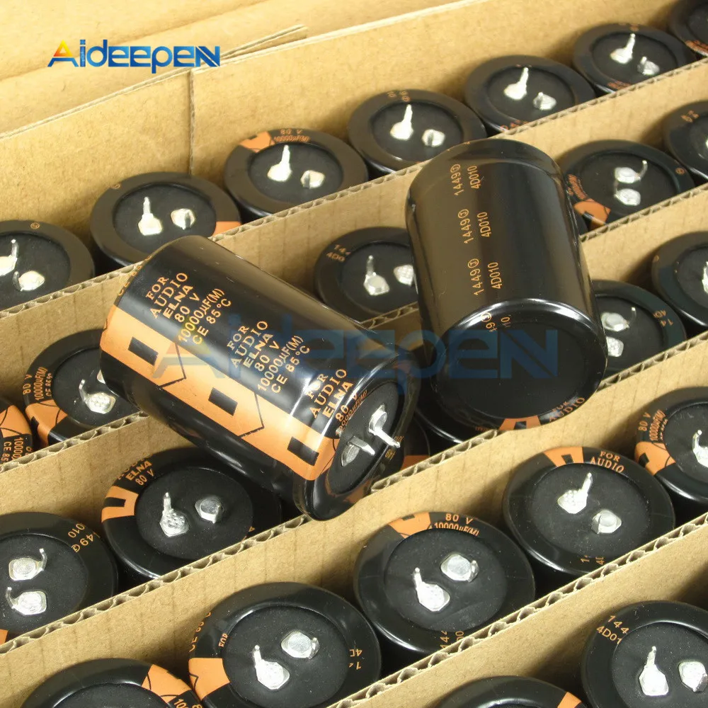Новинка 100% Аутентичные конденсаторы для аудио и видео ELNA LAO 10000 мкФ/80V 35*50 мм
