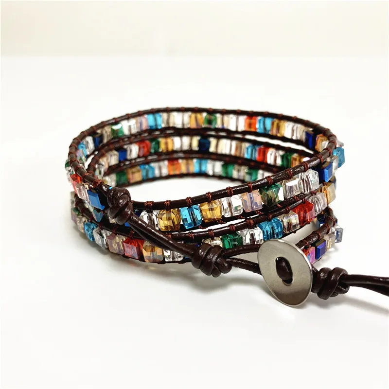 

Crystal Beaded Bracelet Fashion Multilayer Bracelet Shows Female Charm