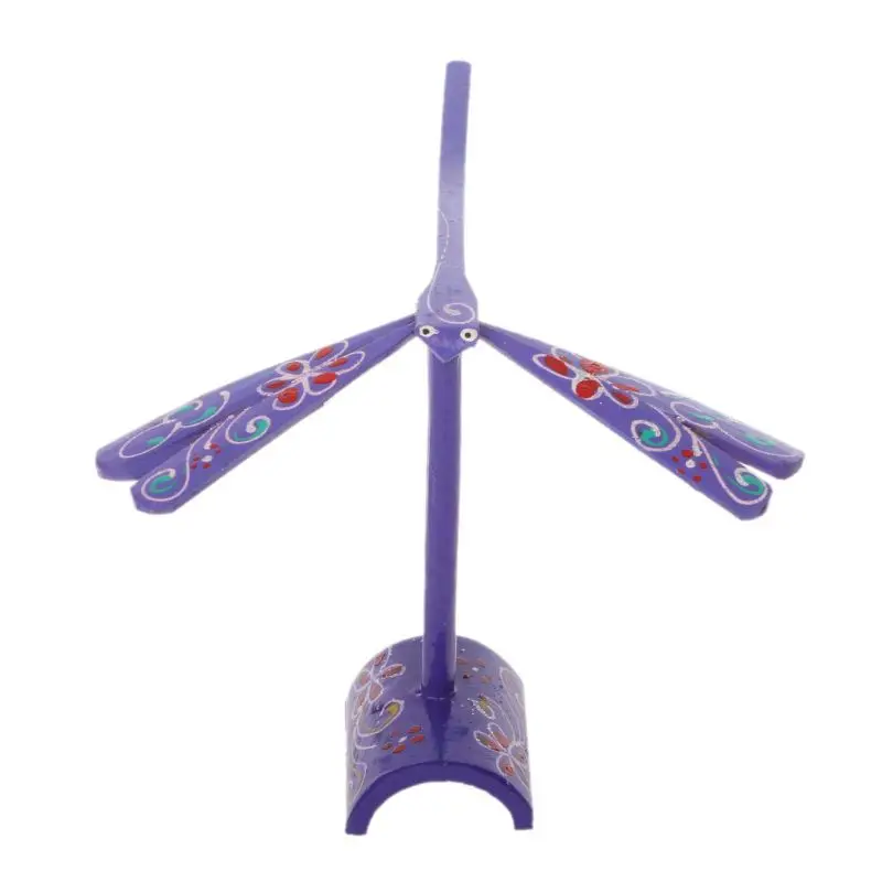 Новинка бамбуковая Стрекоза баланс птицы орла стол для показа куклы игрушка