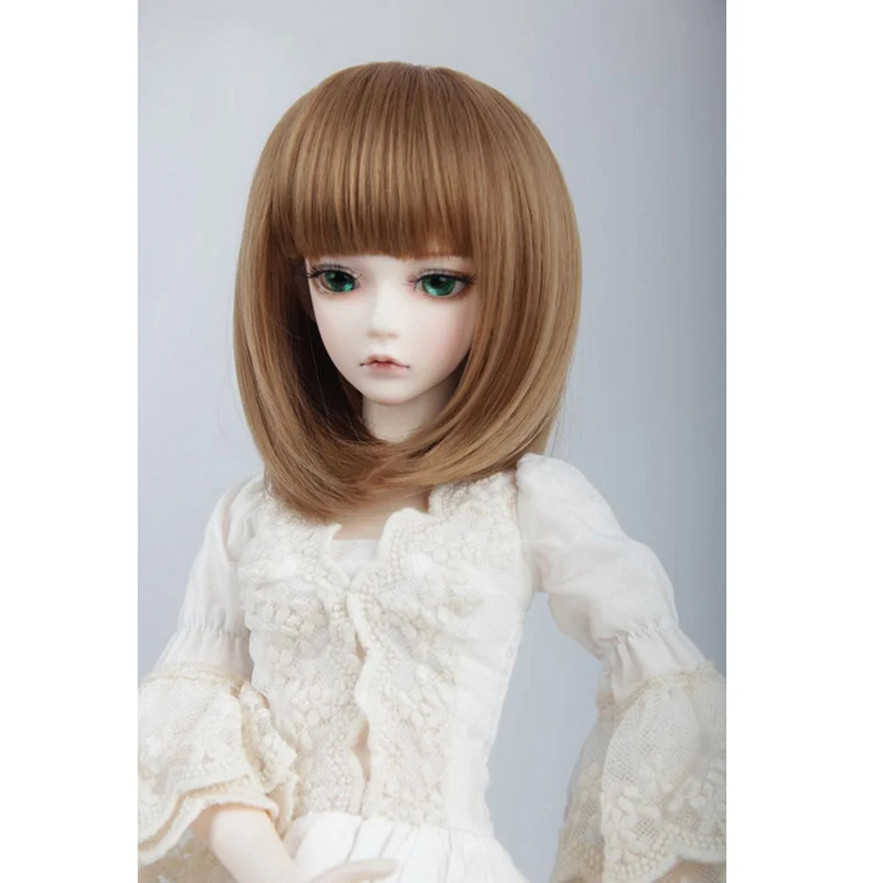 Bybrana модный стиль ярмарка Размер 1/3 1/4 BJD SD парики MSD длинные коричневые высокотемпературные волокна волос для кукол аксессуары - Цвет: 8