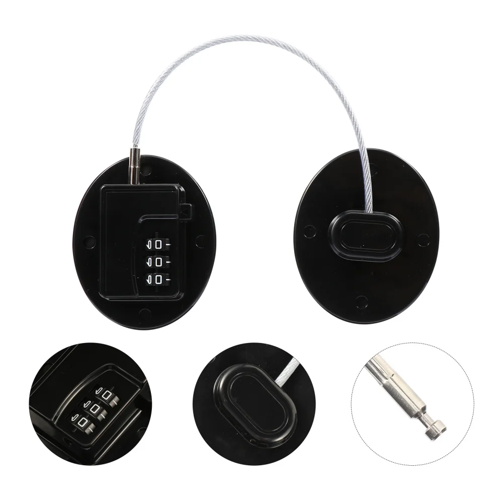 

Strong Adhesive Freezer Door Lock File Drawer Lock Child Cupboard Lock (Black)