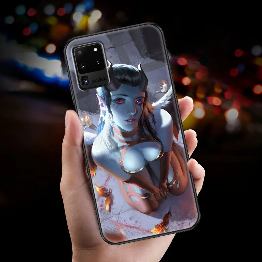 Dota 2 Defense of the Ancients Phone case For Samsung Galaxy Note 4 8 9 10 20 S8 S9 S10 S10E S20 Plus UITRA Ultra black pretty | Мобильные