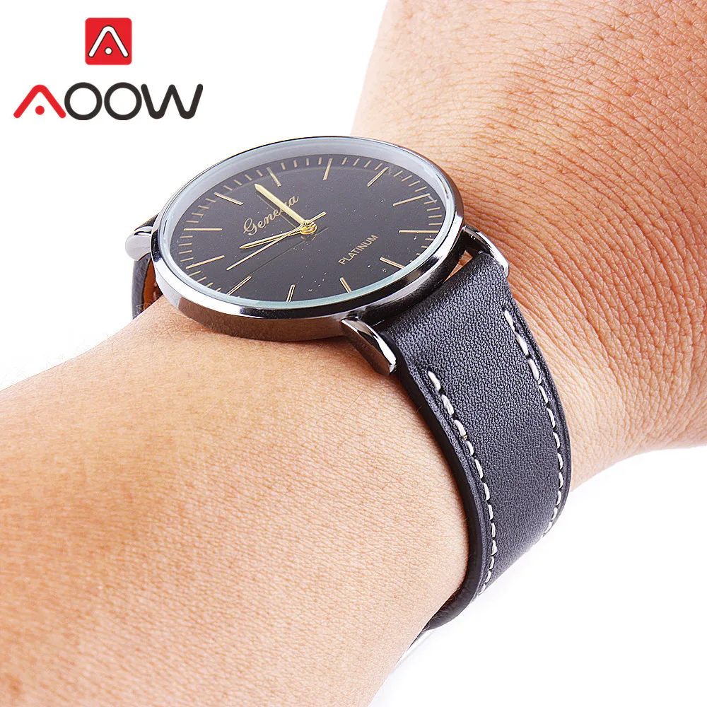 18 мм 20 мм 22 мм 24 мм ремешок из натуральной кожи для samsung Galaxy Watch Active2 42 мм 46 мм huawei GT 2 Amazfit браслет ремешок