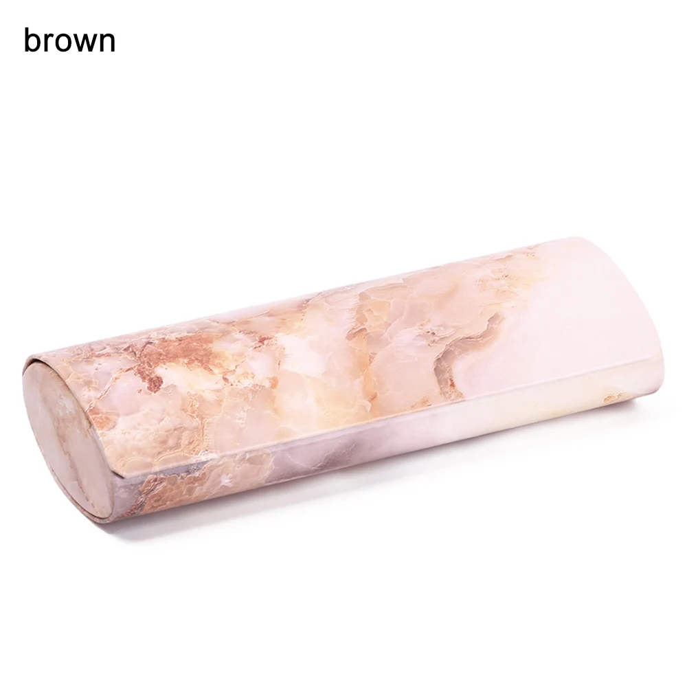 StyleE-Brown Унисекс модный футляр для очков Защитный чехол для женщин и мужчин портативный чехол для солнцезащитных очков оптический футляр для очков аксессуары - Цвет: StyleE-Brown