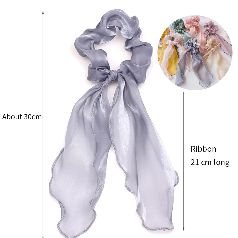 Милые бантики из органзы резинки для волос мягкие марлевые аксессуары |