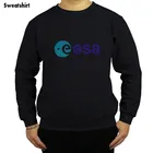 Новое поступление, повседневные модные толстовки ESA, Европейское космическое агентство, логотип, космос, болотный Джик, Мужская Черная Толстовка sbz4322
