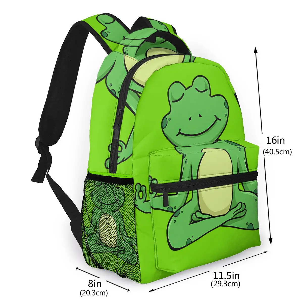 Милый рюкзак лягушка для медитации йоги с перекрестными ногами девочек и