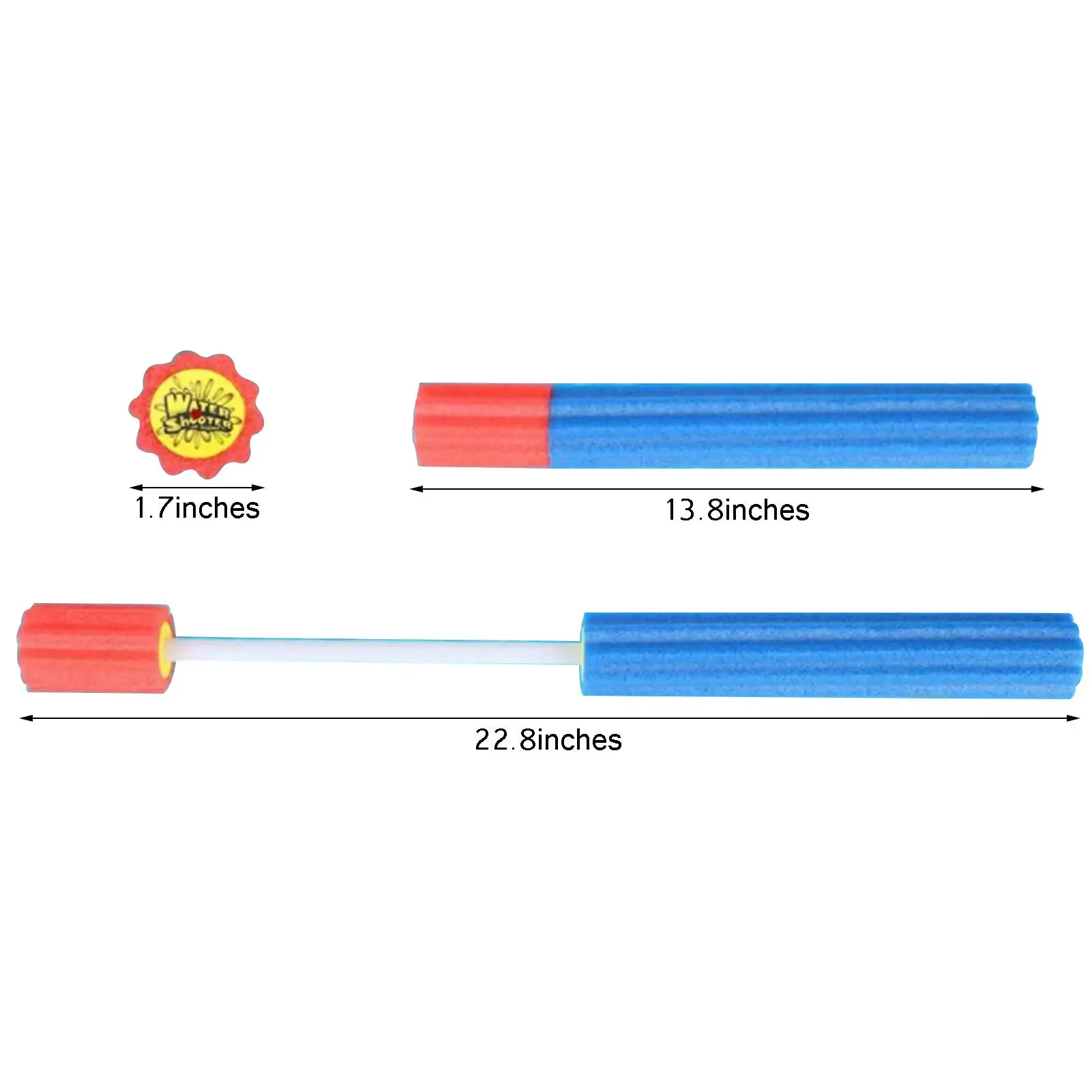 

Foam Noodle Squirt Water Shooter For Kids Adults Summer Party Toys Outdoor Pool Toys For Beach Water Fights