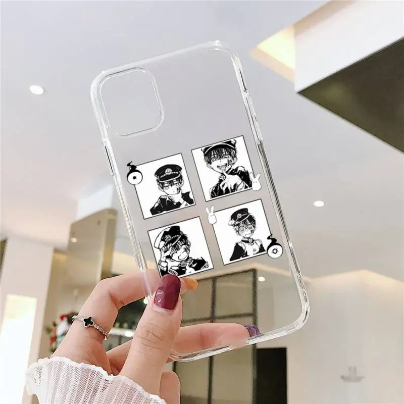 

Jamular Toilet Bound Hanako Kun Phone Case Transparent Clear for iPhone 11 12 mini pro XS MAX 8 7 6 6S Plus X 5S SE XR 2020