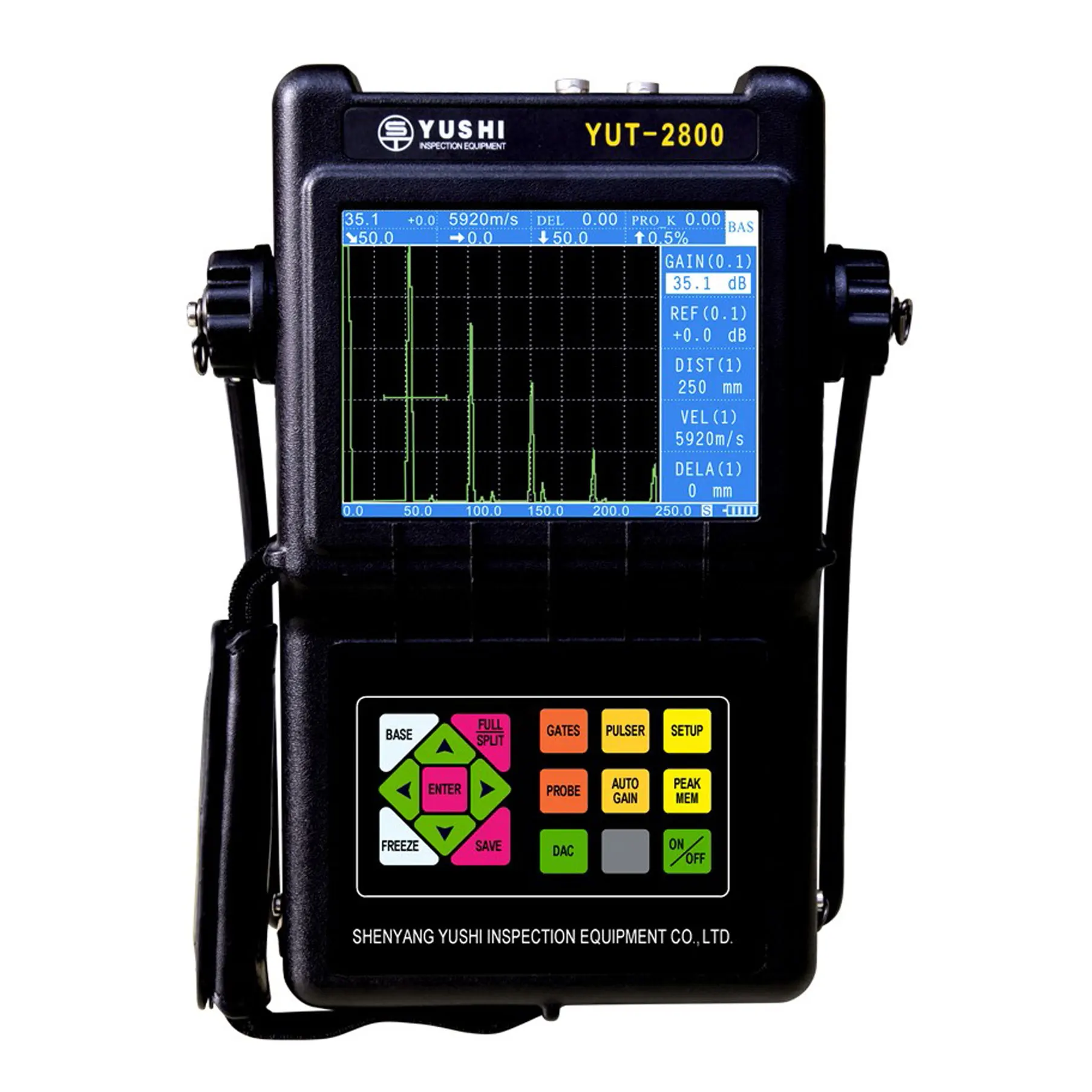 

YUT2800 Digital metal Ultrasonic Flaw Detector with Four Impedance Matching Range 0-4500 mm