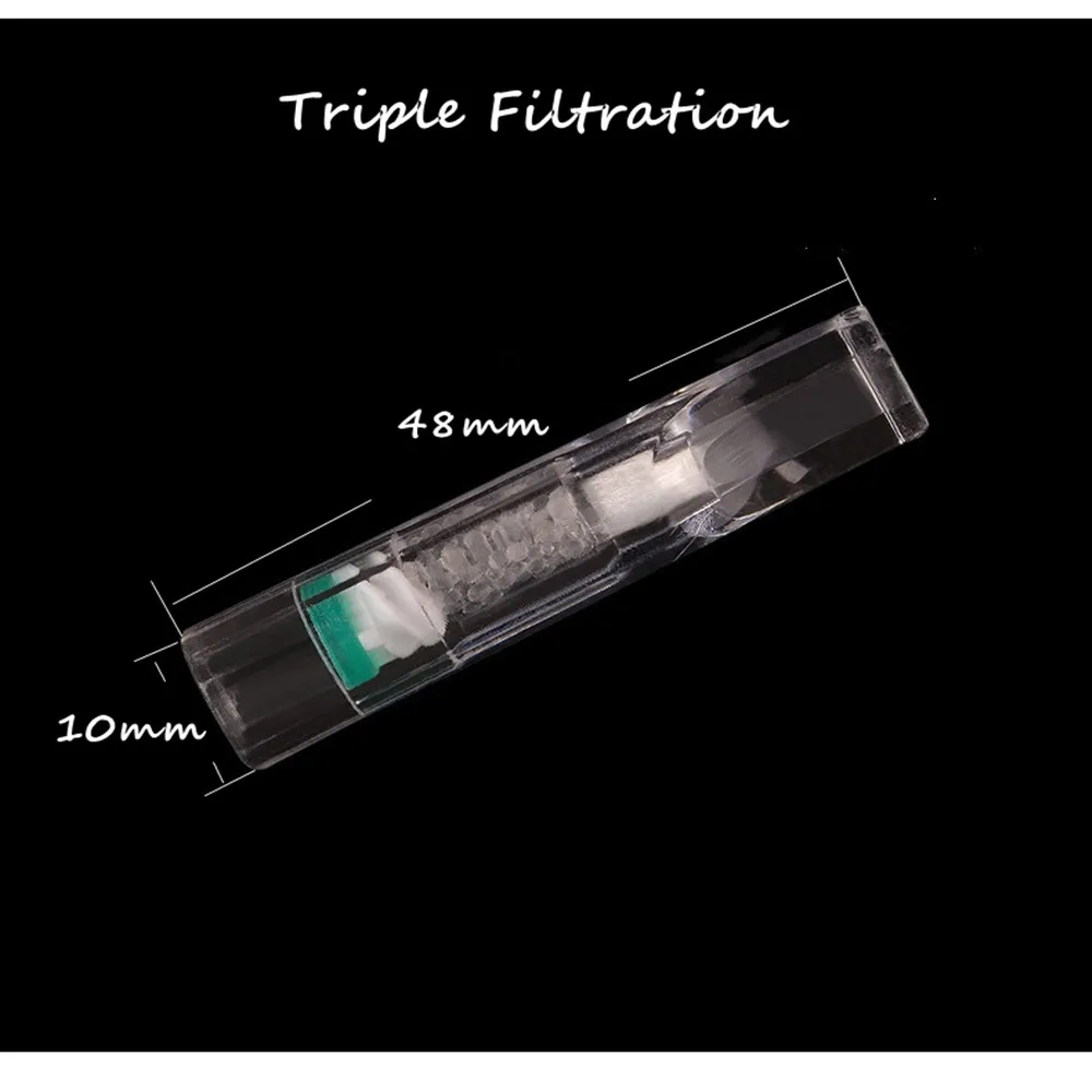 10 шт / партия одноразового дымового фильтра для уменьшения смолы и никотина WL138