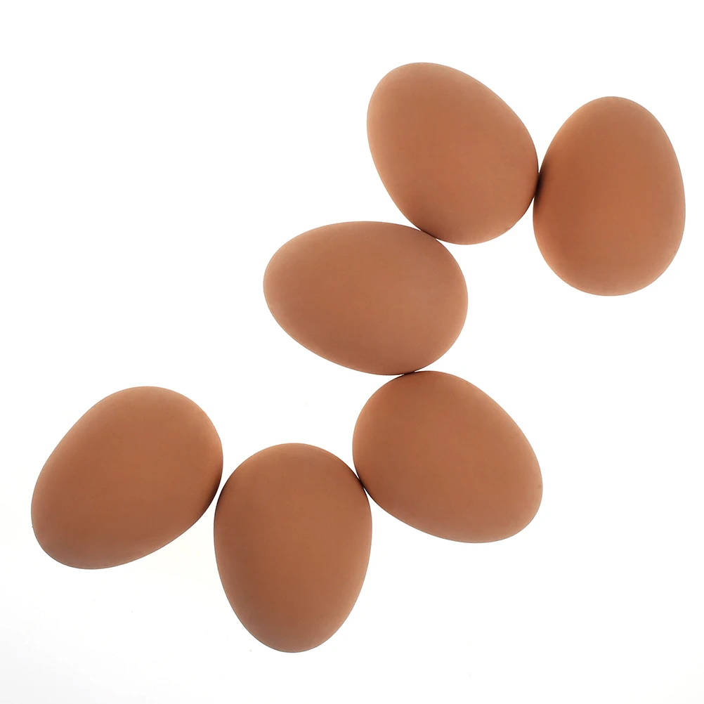 1 Pcs Novelty Bouncy Eggs Realistic Fake Rubber Bouncing Balls Pet Toy Prank Joke |