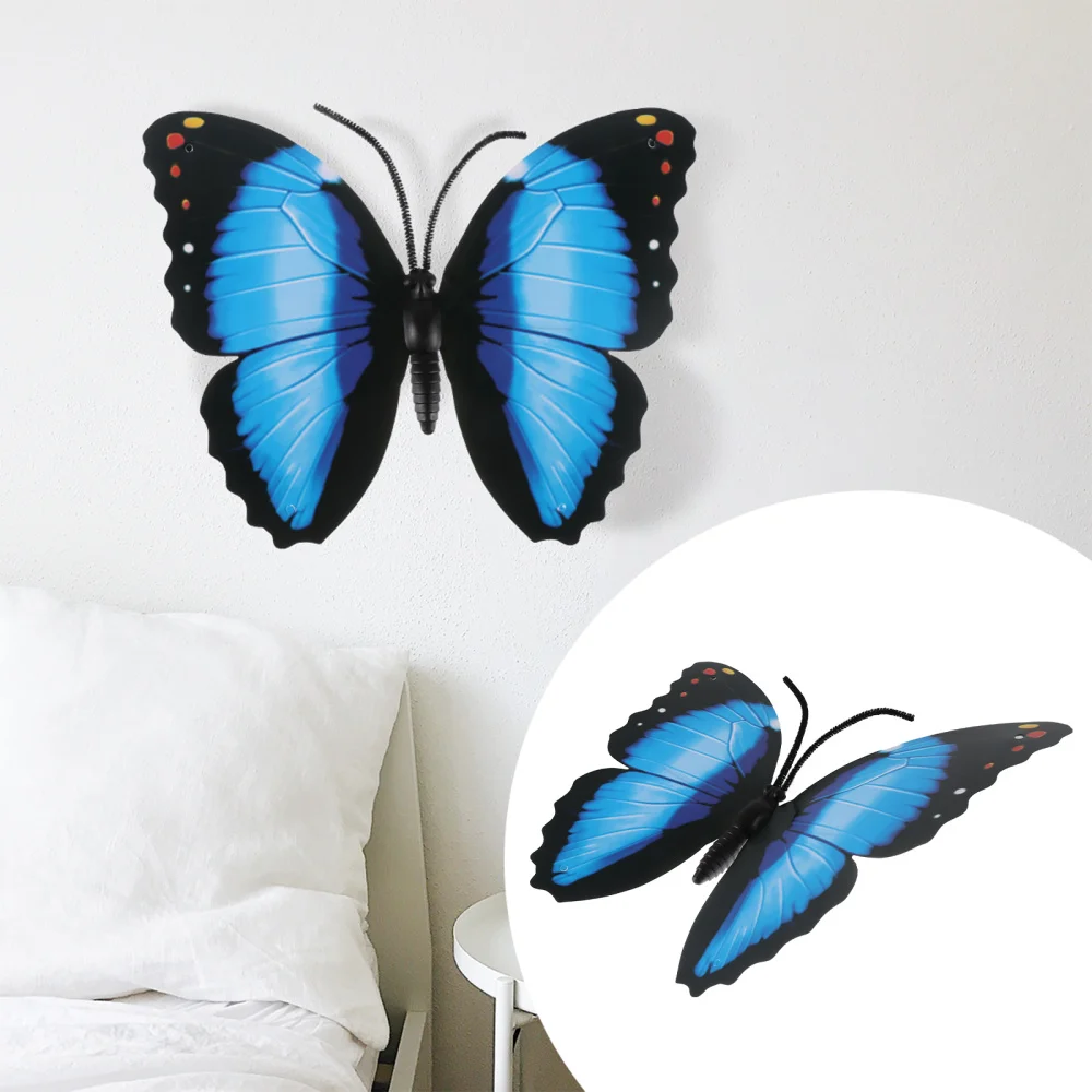 

Portable Garden Home Ornament 3D House Decoration Butterflies Decal for Outdoor