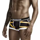 Мужское нижнее белье, удобные и дышащие боксеры, модные шорты в полоску, свободные мужские боксеры для дома