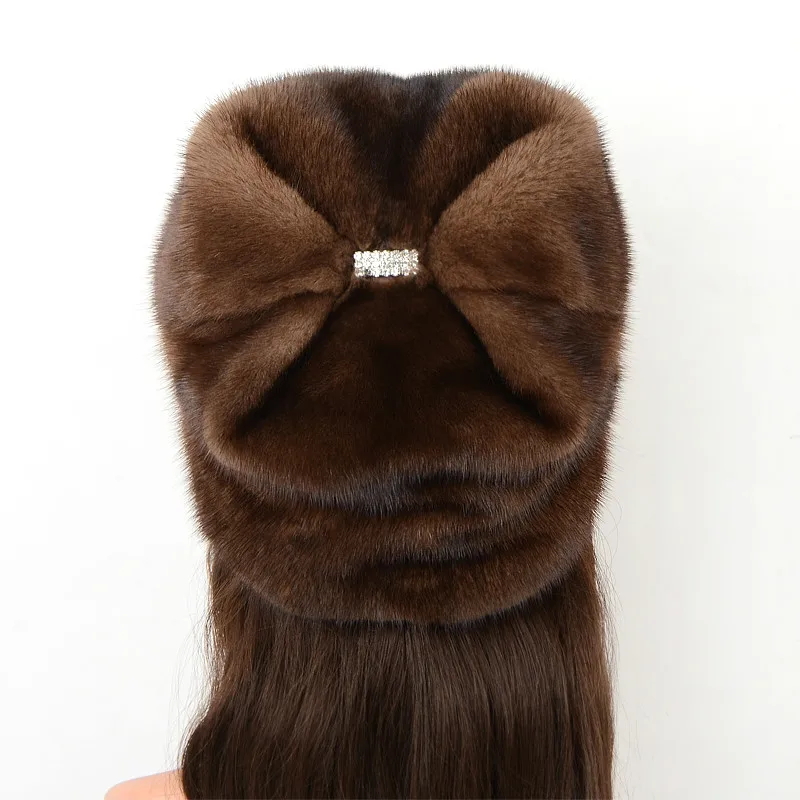 

Real Mink Fur Beanie Hat Women Solid Color Winter Warm Hat Women Beanie Hat 2020 New Hat Fashion For Female Wholesale Bonnets