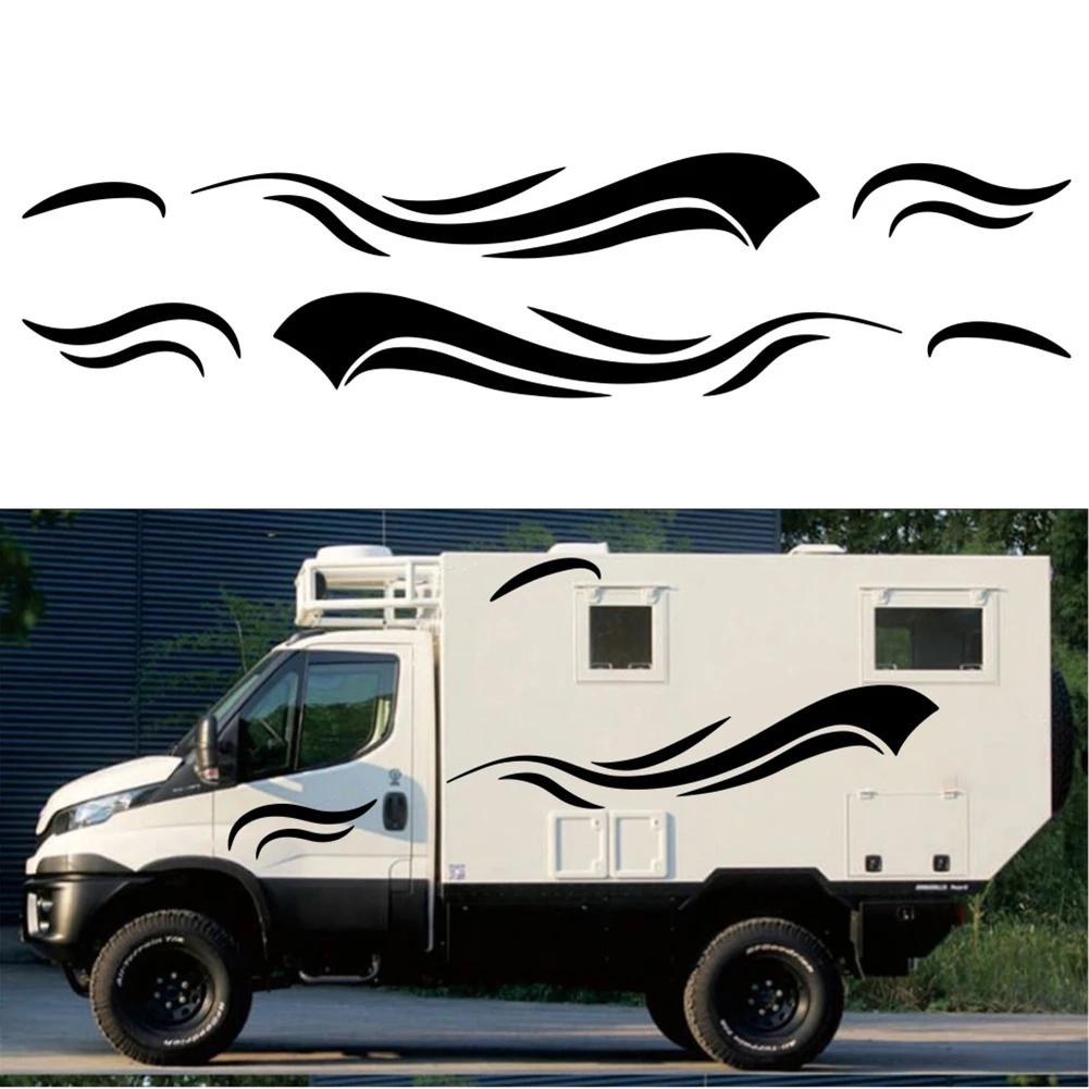 Автомобильные полосы для дома на колесах виниловые графическая наклейка
