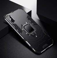 armor shockproof case for huawei p40 pro plus p30 lite p20 mate 40 30 20 10 honor 8x max 9x 10i p smart z stand holder cover