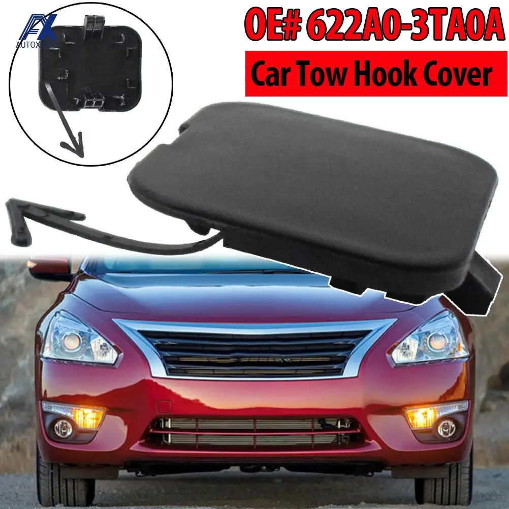 

1X Car Front Bumper Tow Hook Eye Access Cover Cap For Nissan Altima 2013-2015 OE# 622A0-3TA0A Car Accessories Replacement