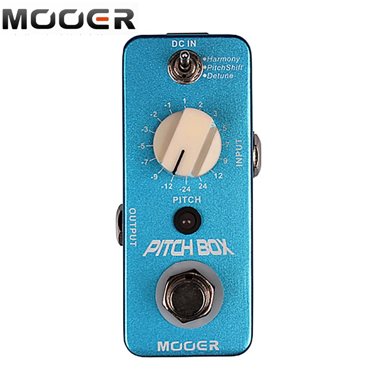 MOOER Pitch Box Compact Effect Pedal Harmony Pitch Shifting Detune 3 Modes True Bypass Micro Guitar Pedal Guitar Accessories
