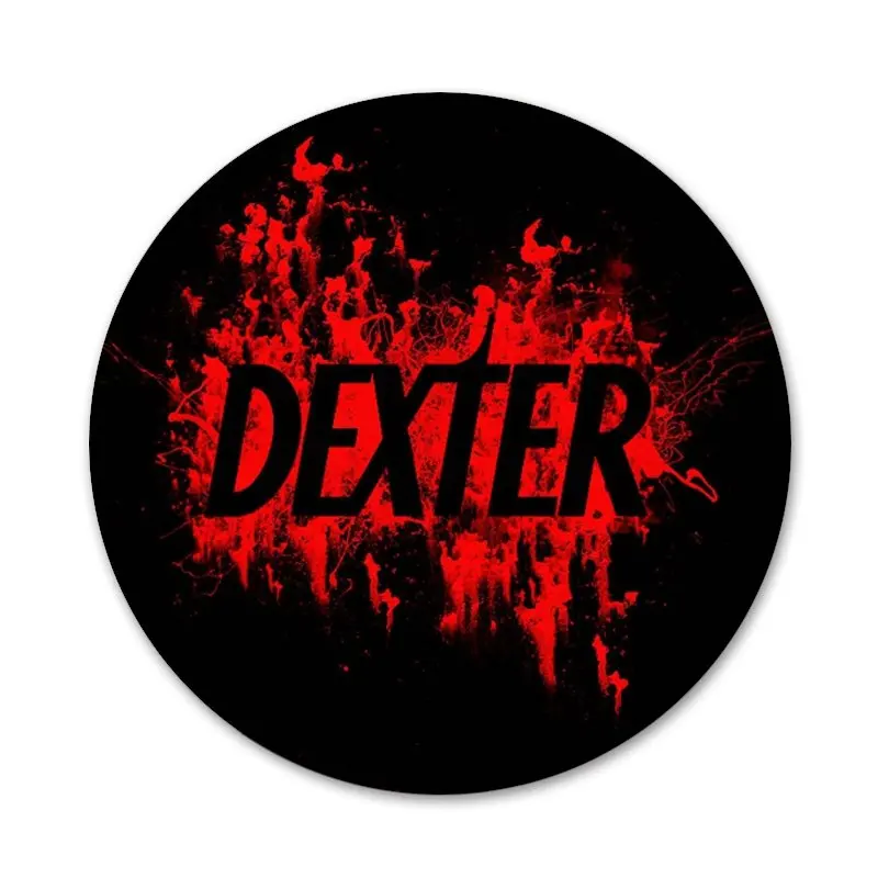 Значки с крестом крови Декстера Моргана значки металлические для украшения