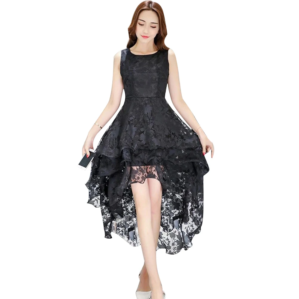 Модное Элегантное женское платье модное облегающее миди без рукавов с круглым