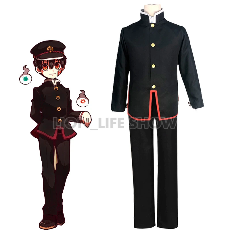 

Toilet-bound Jibaku Shounen Hanako-kun Hanako Kun Cosplay Costumes Cosplay Coat hat wigs